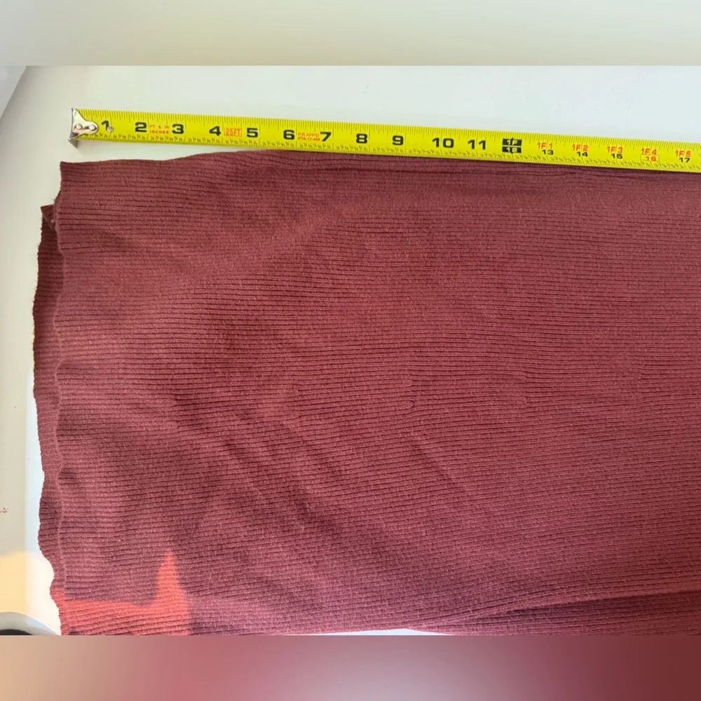 Free People Emilie Sweater Wide Leg Pants Medium In Rust - Picture 15 of 16